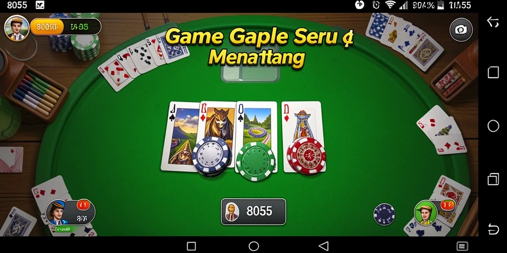 Tampilan gameplay seru dan interaktif pada 8055 yang menarik perhatian.