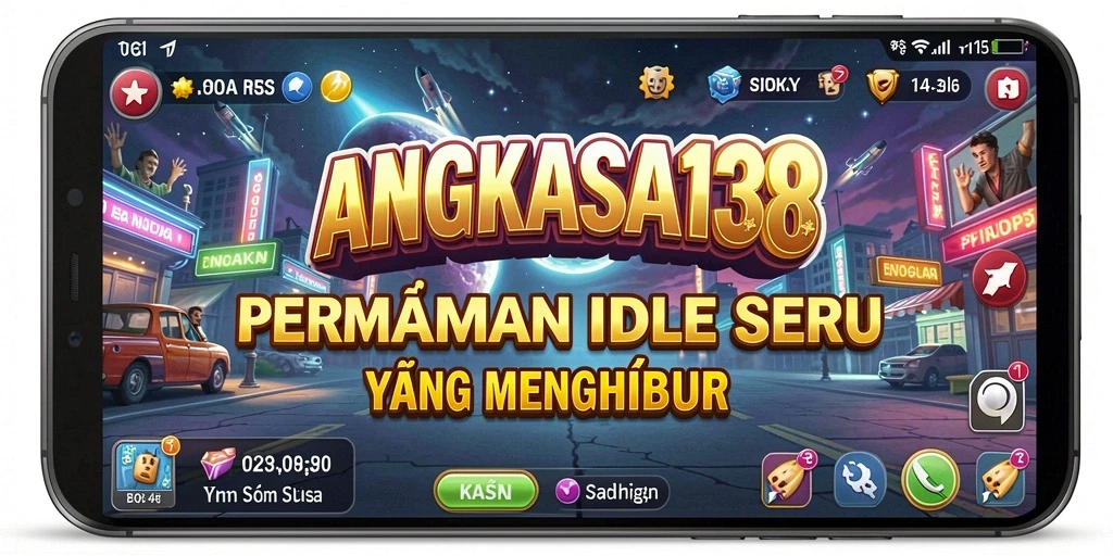 Tampilan gameplay Idle yang seru dan menghibur di ANGKASA138.