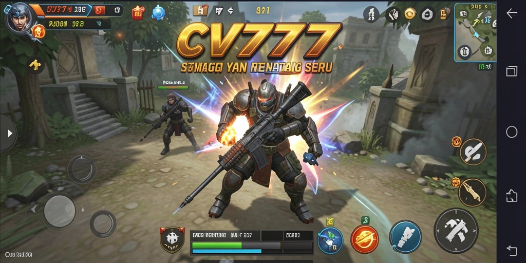 Screenshot gameplay CV777 menampilkan strategi dan taktik dalam pertempuran.