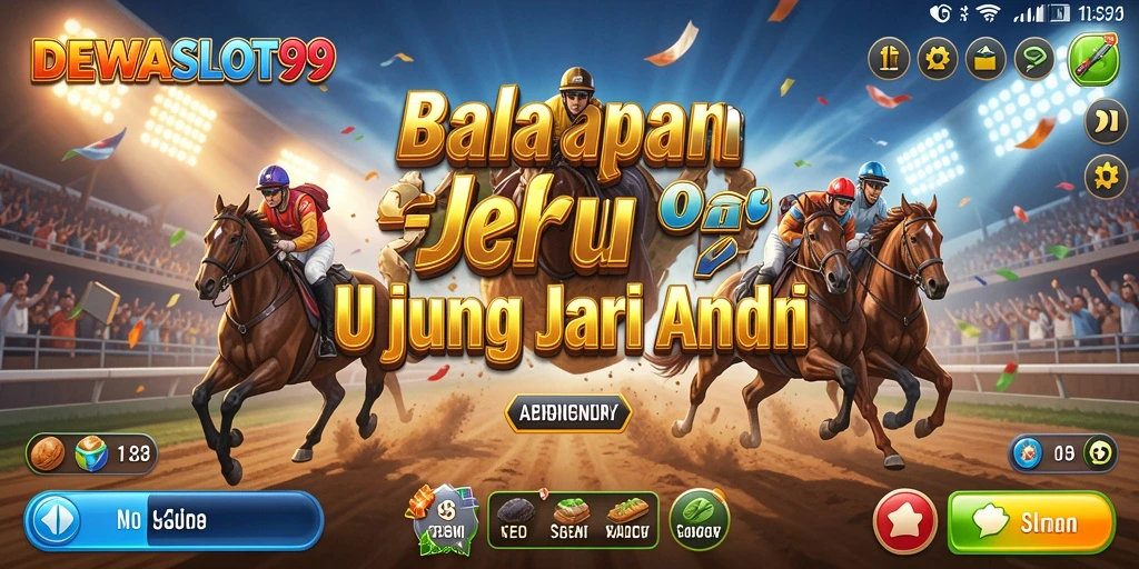 Gameplay balapan seru di DEWASLOT99 dengan kendaraan cepat.