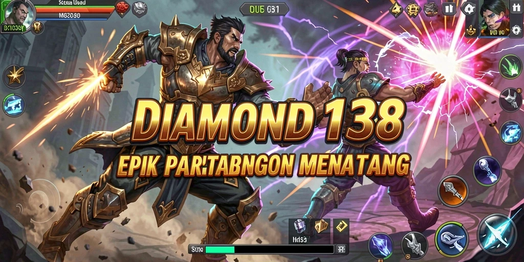 Screenshot dari gameplay yang mendebarkan di DIAMOND138.