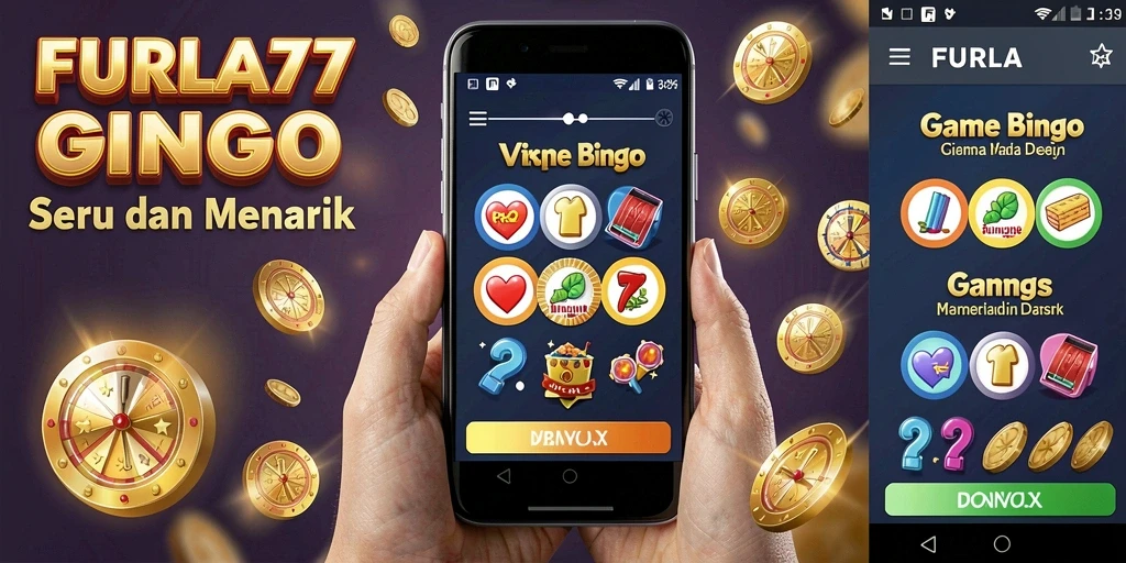 Tampilan gameplay seru FURLA77 dengan elemen Bingo.