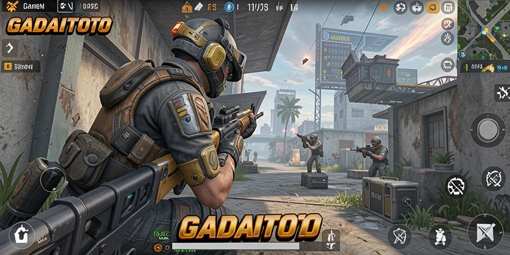 Screenshot menampilkan aksi intens di battlefield GADAITOTO.