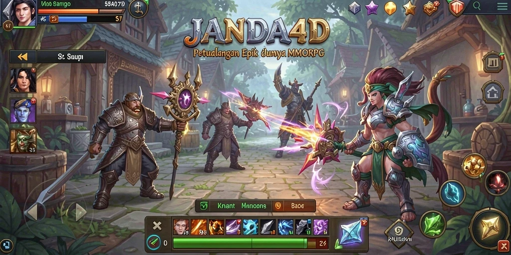 Screenshot gameplay JANDA4D dengan petualangan yang mendebarkan.
