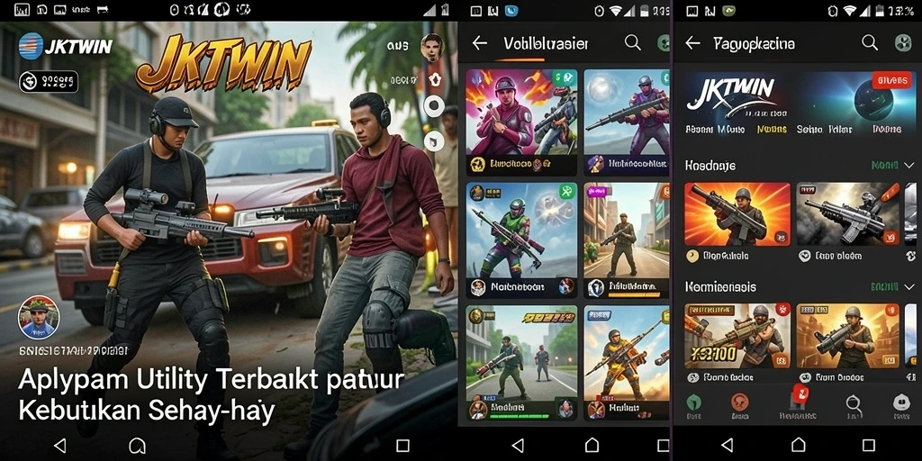 Tampilan utama JKTWIN menunjukkan alat manajemen tugas yang mudah digunakan.