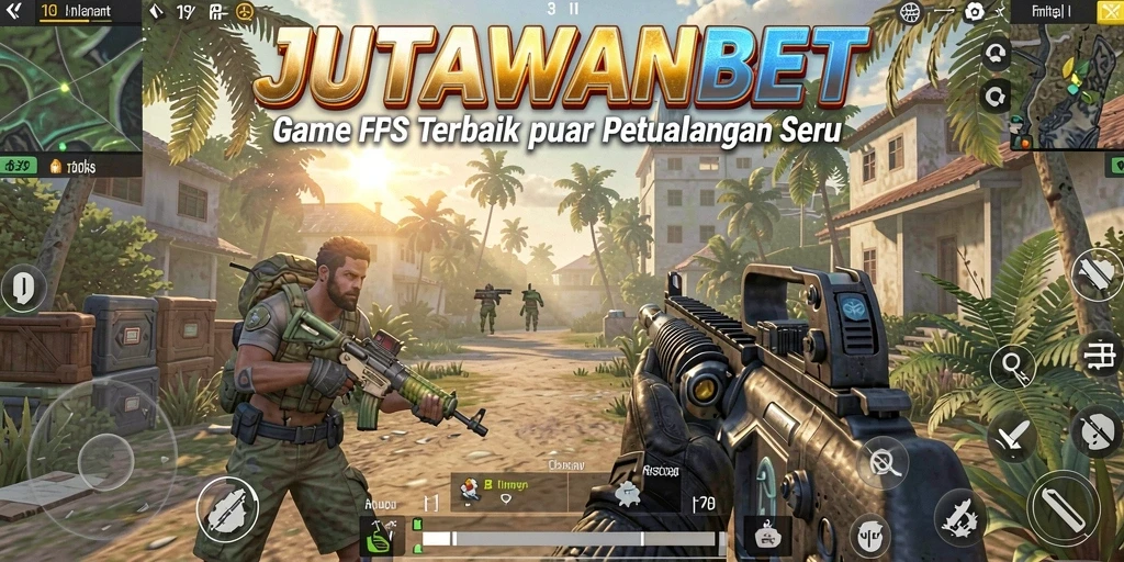 Tampilan menegangkan dari game FPS dengan aksi seru.