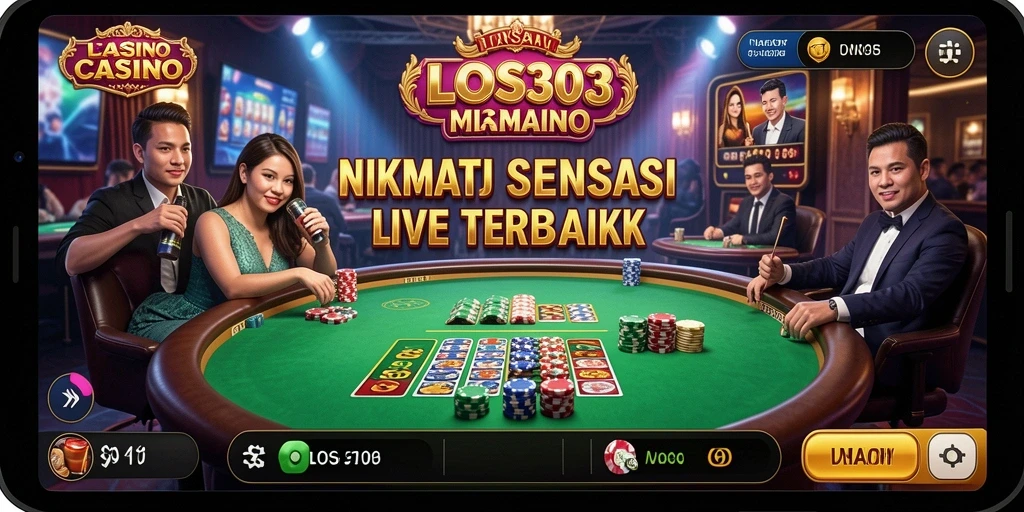 Tampilan gameplay Live Casino di LOS303 yang mengasyikkan.