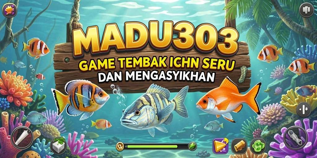 Screenshot menunjukkan gameplay seru Tembak Ikan MADU303.
