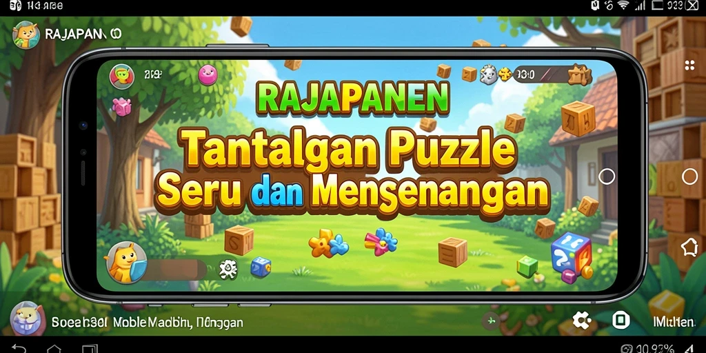 Tampilan screenshot permainan RAJAPANEN dengan teka-teki menarik.