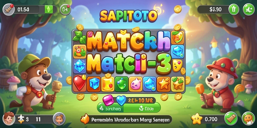 Tampilan gameplay SAPITOTO yang seru dan penuh warna.