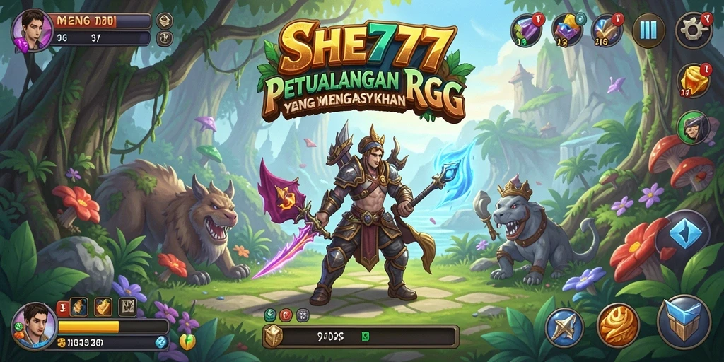 Gameplay seru dan mendebarkan dari SHE777 dalam genre RPG.